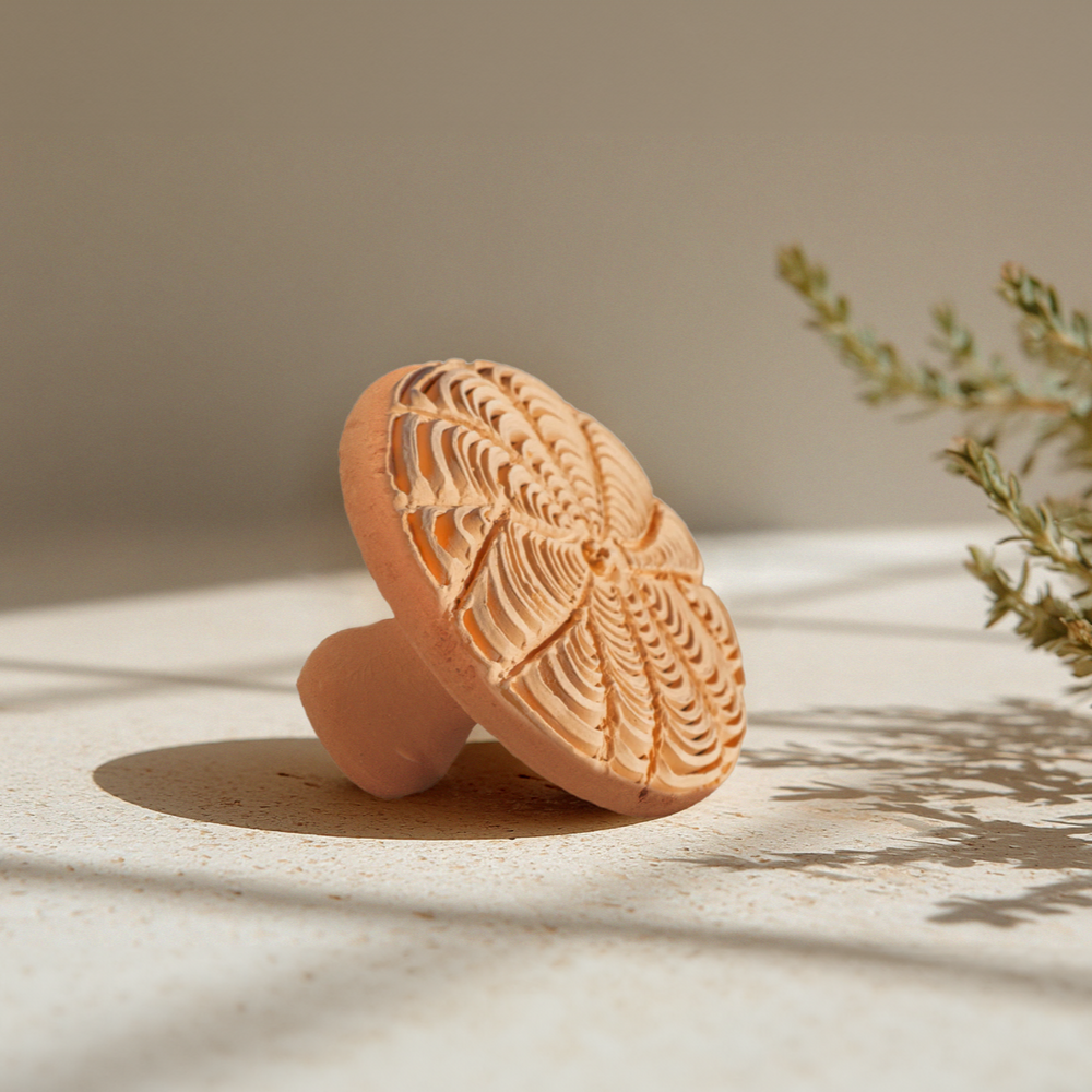 Moroccan M'hekka Terracotta Clay Pumice Stone