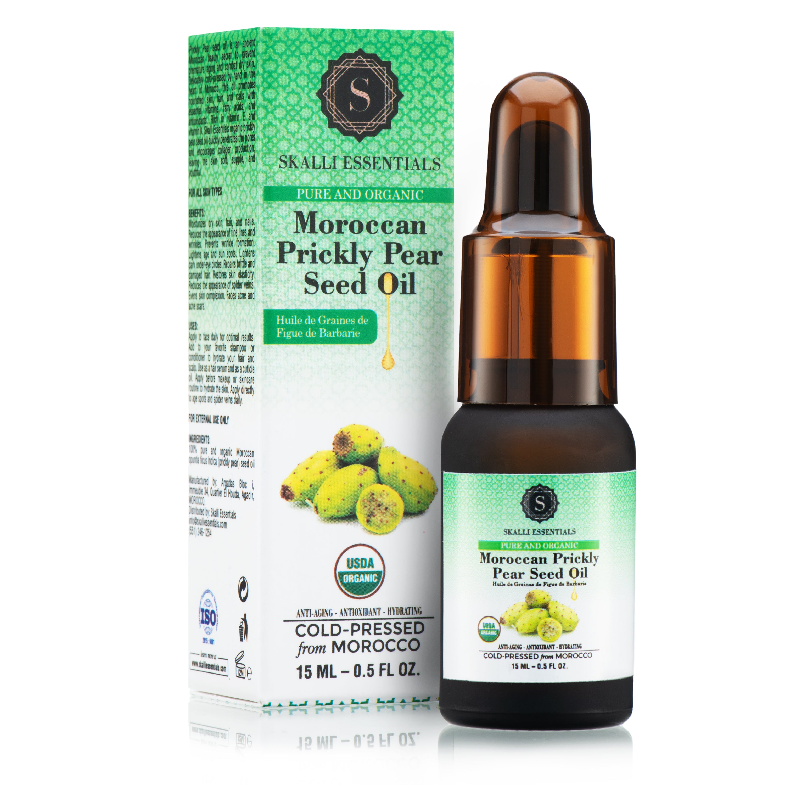 Pure & Organic Prickly Pear Seed Oil of Morocco