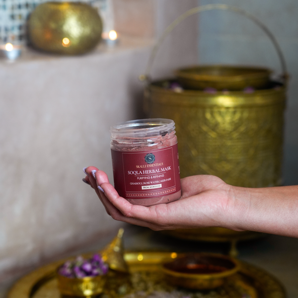 Moroccan Soqla Herbal Mask | Purifying & Refining Body Mask