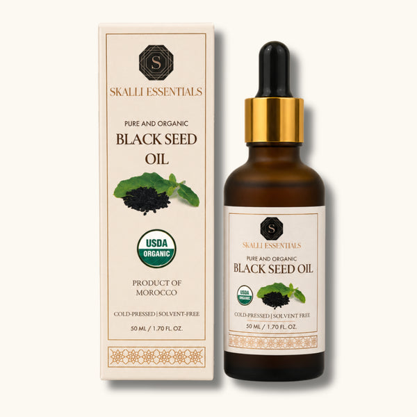 Organic Cold-Pressed Moroccan Black Seed Oil | For Skin and Health