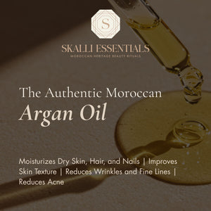Hammam Argan Oil Bundle | Includes Authentic Moroccan Black Soap, Kessa Glove, and Organic Argan Oil
