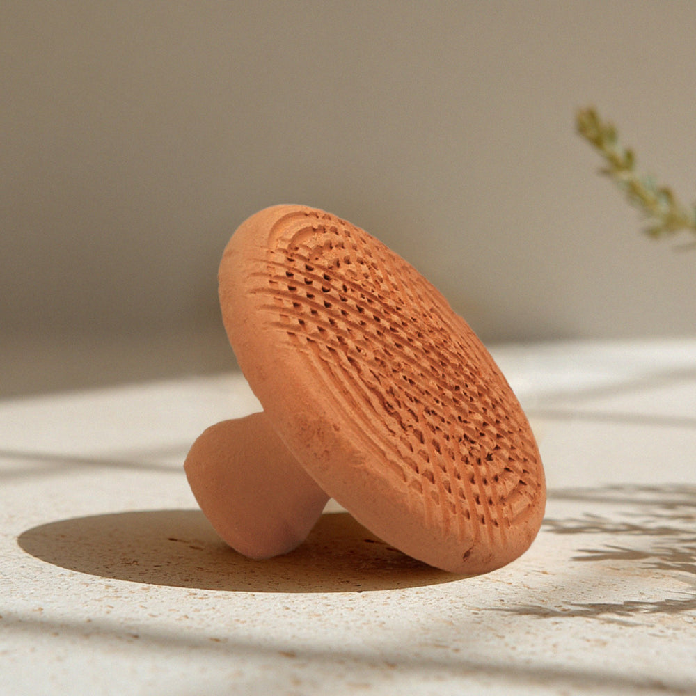 Moroccan M'hekka Terracotta Clay Pumice Stone
