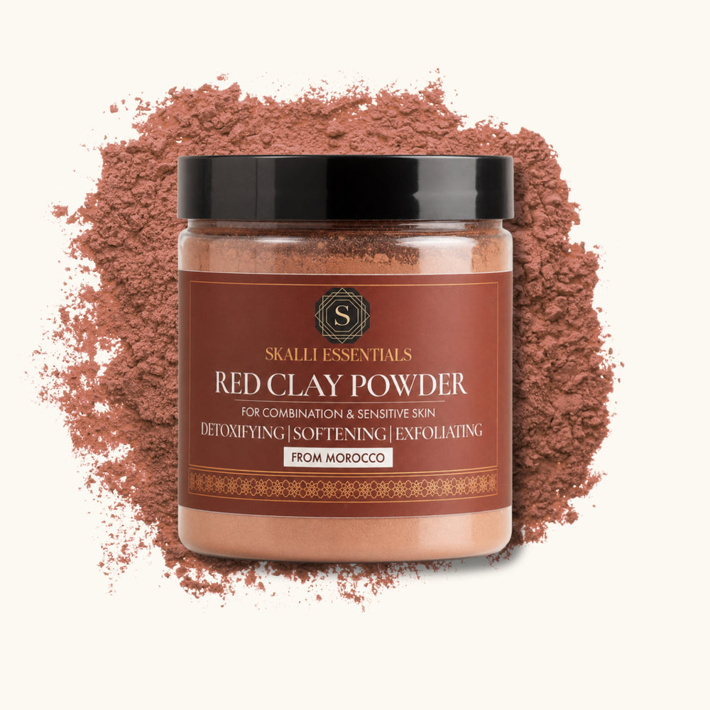 Pure Moroccan Red Clay for Combination and Sensitive Skin