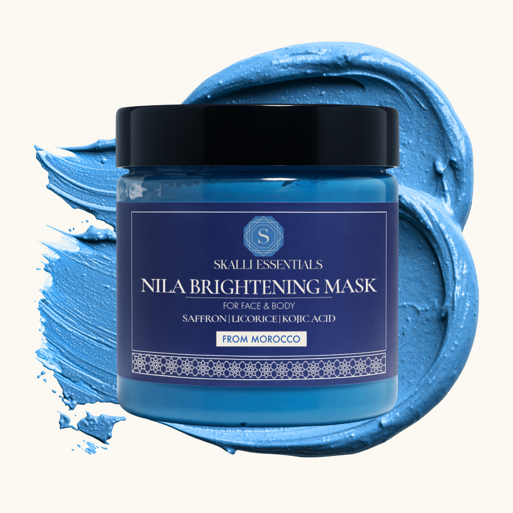 Nila Brightening Mask | With Saffron, White Clay, and Licorice | New & Improved Formula
