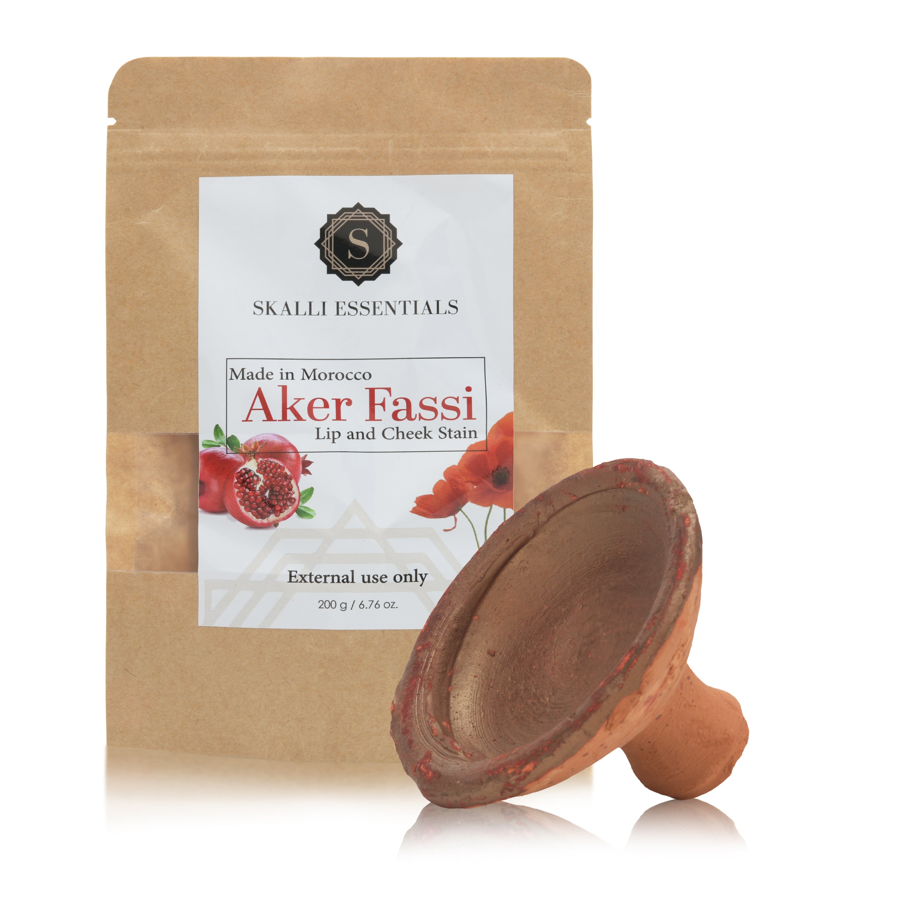 Akkar Fassi Aker Fassi Natural Lip and Cheek Stain – Skalli Essentials