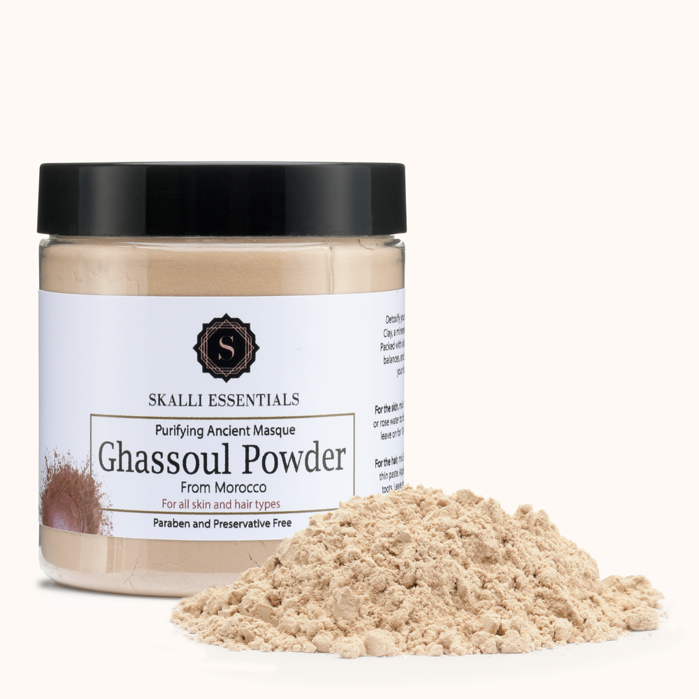 Moroccan Ghassoul Clay Powder | Ancient Skin Detox Mask