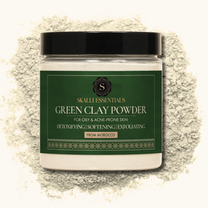 Moroccan Green Clay Powder Mask for Oily & Acne-Prone Skin