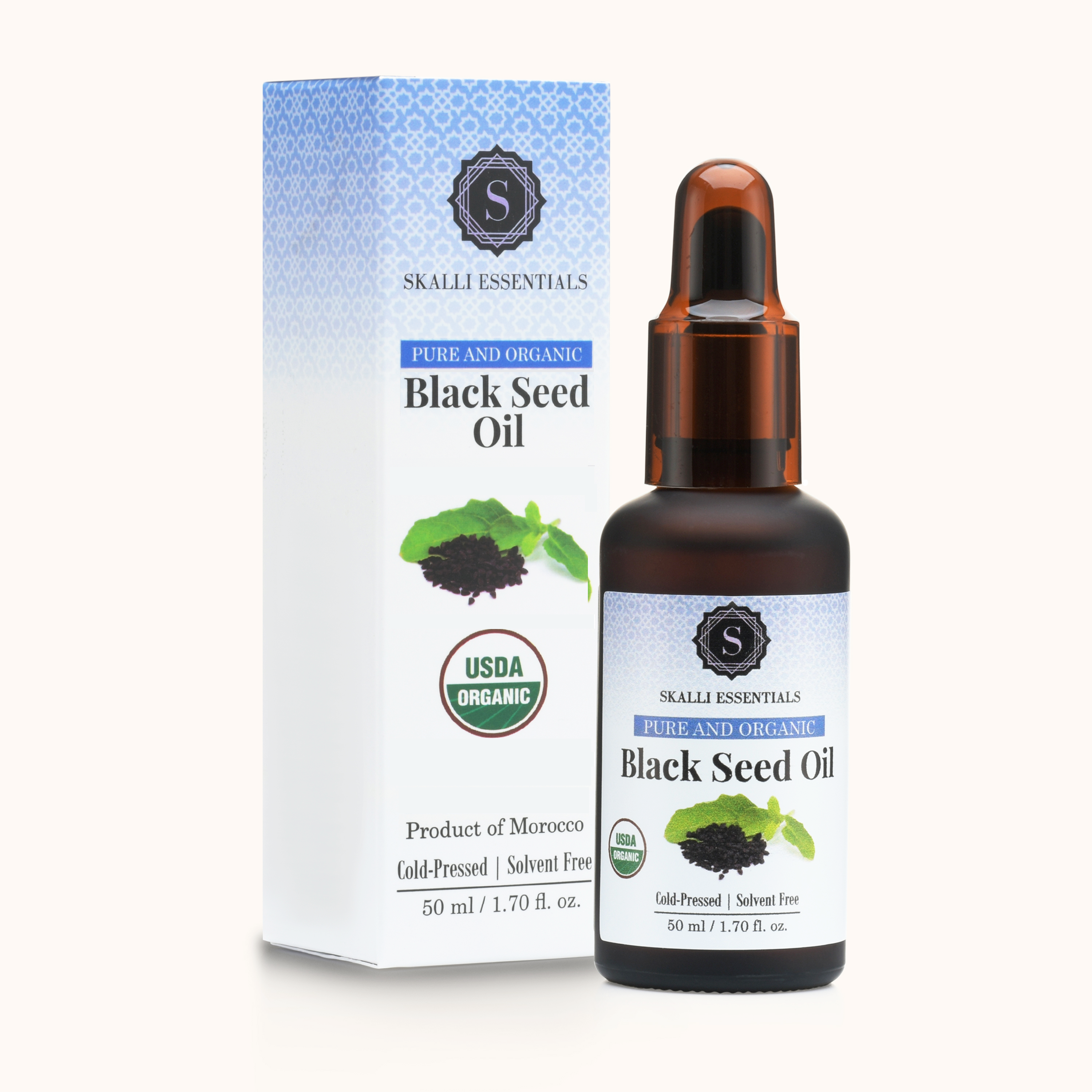 Hemani Herbal Oil 60mL – Blackseed, Linseed, Flaxseed, Taramira, Castor, Coconut – Multi-Purpose Natural Oil