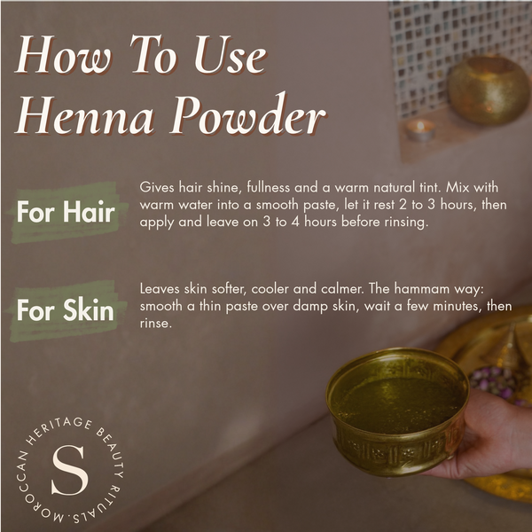Pure Henna Powder from Morocco | For Hair & Skin